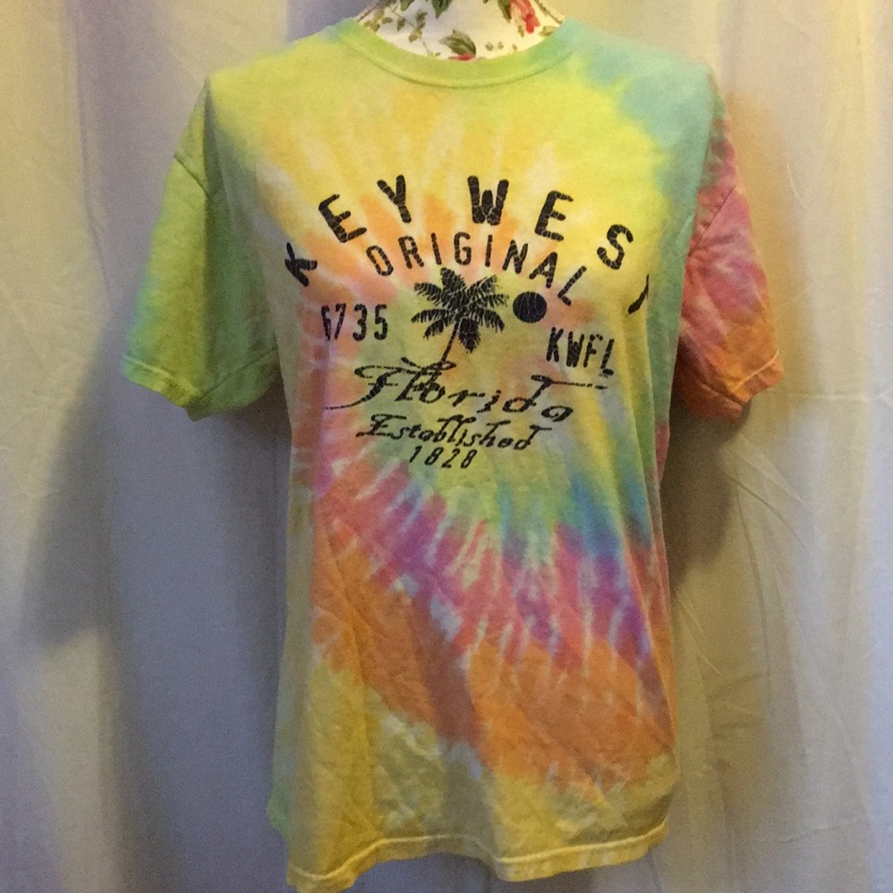 Tye Dye T-Shirt Key West 🌴 Logo